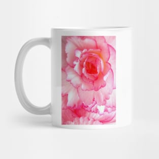 Pink and White Rose Mug